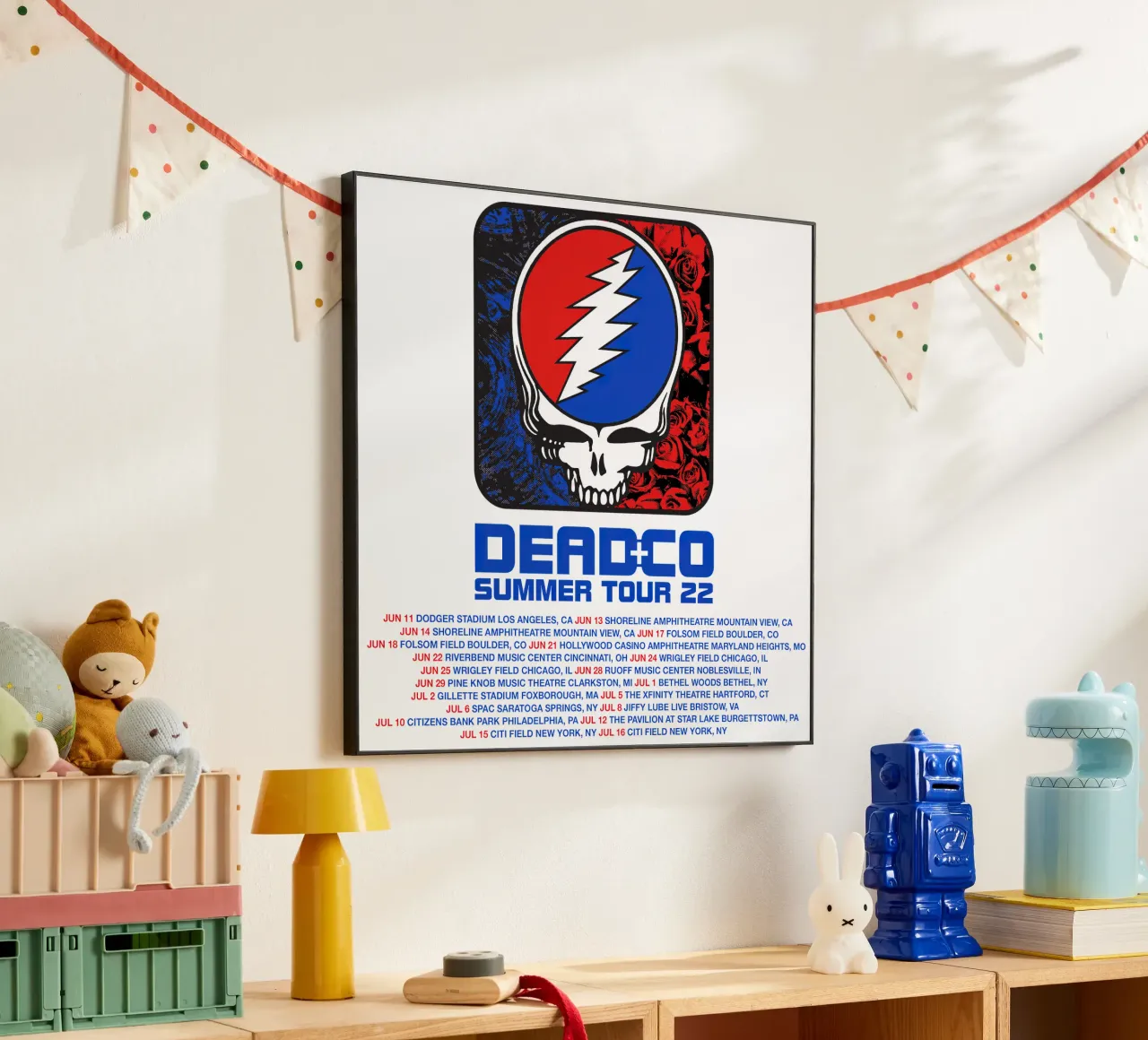 dead and company tour 2022 alluminio dibond da martina