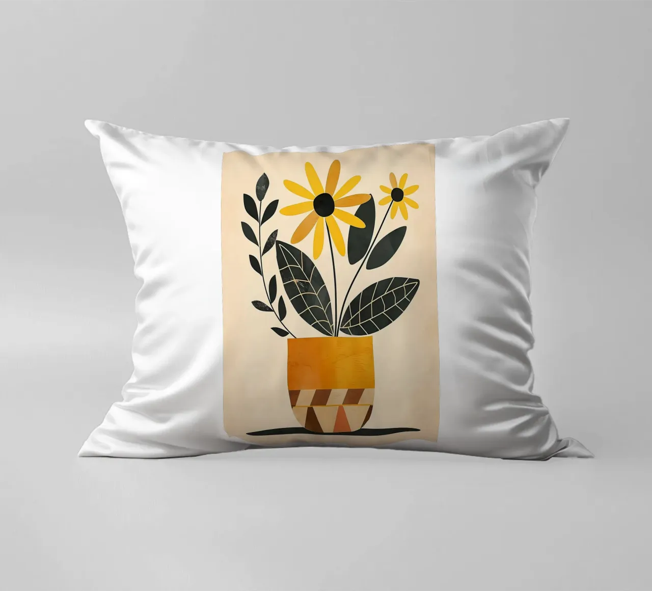Fiori gialli cuscino da Larry