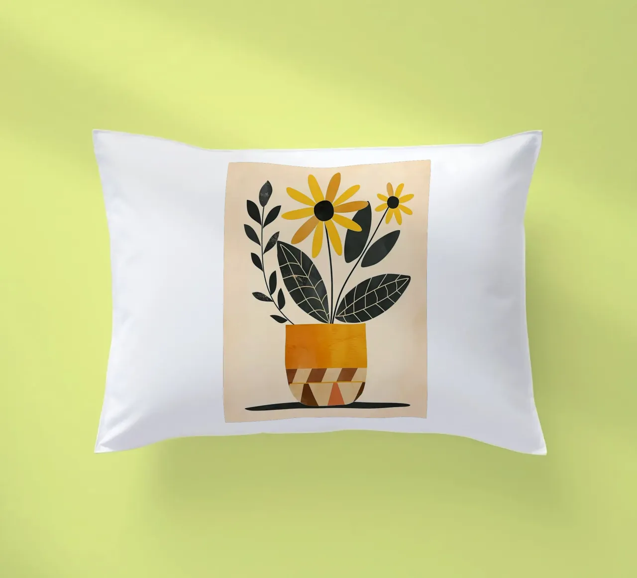 Fiori gialli cuscino da Larry