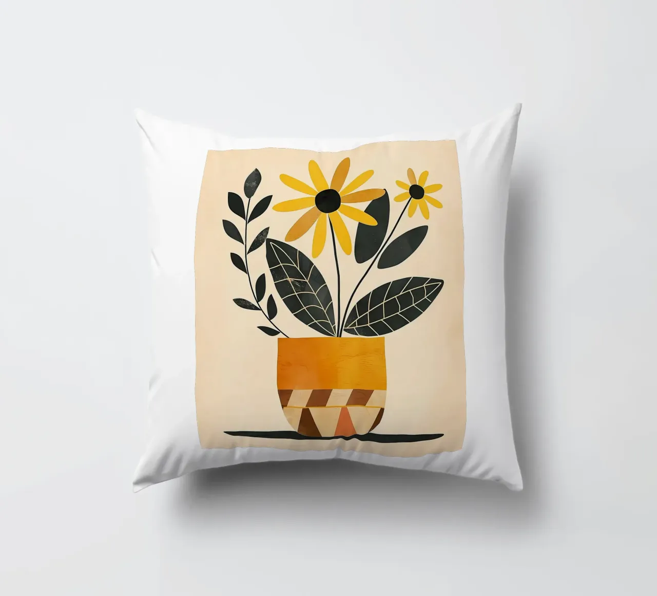 Fiori gialli cuscino da Larry