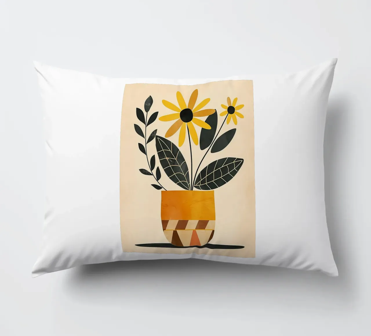 Fiori gialli cuscino da Larry