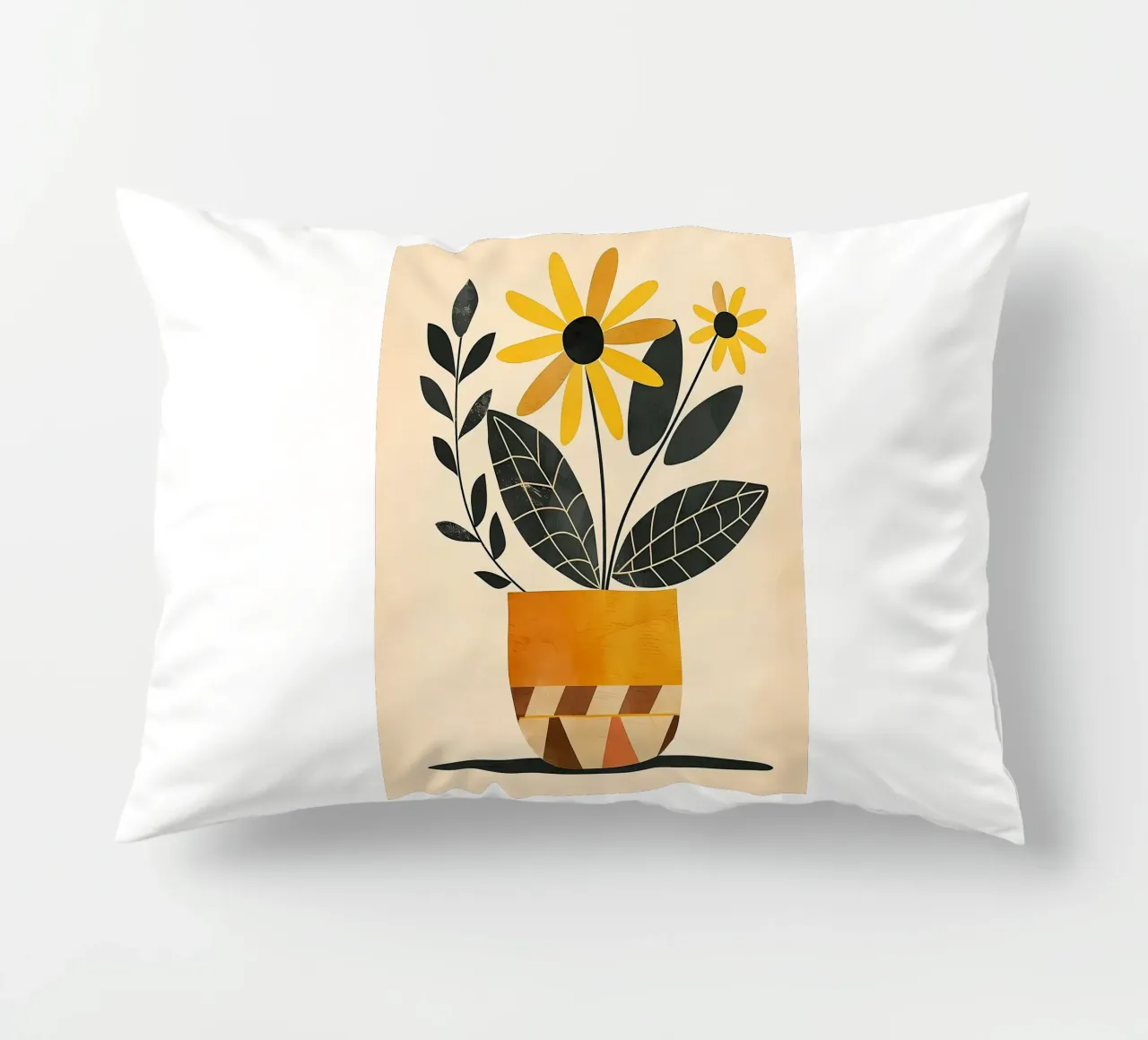 Fiori gialli cuscino da Larry