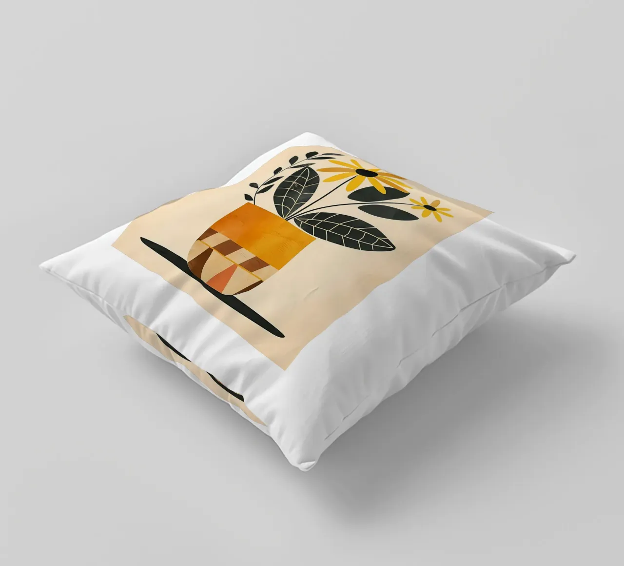 Fiori gialli cuscino da Larry
