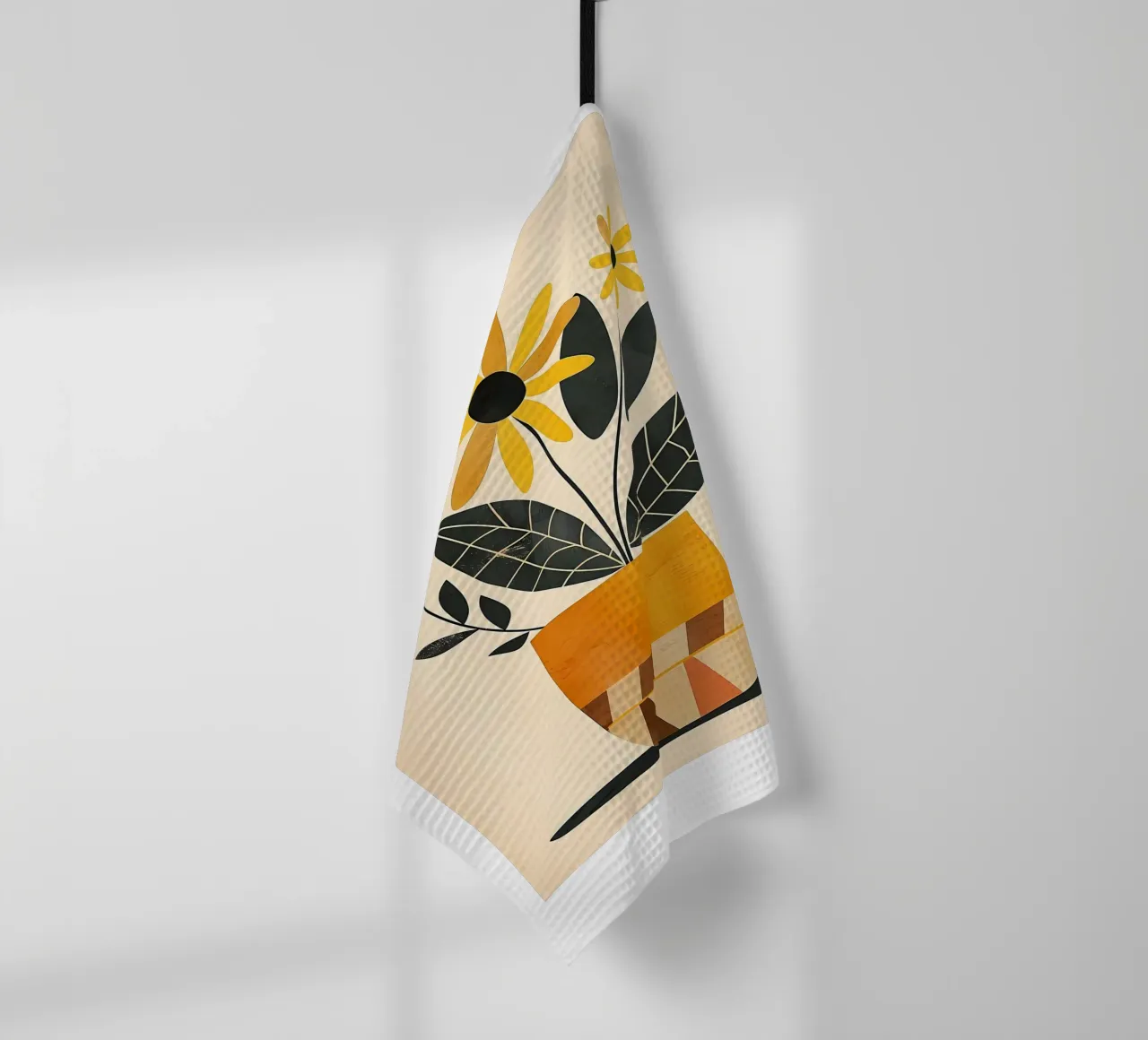 Fiori gialli canovaccio da cucina da Larry