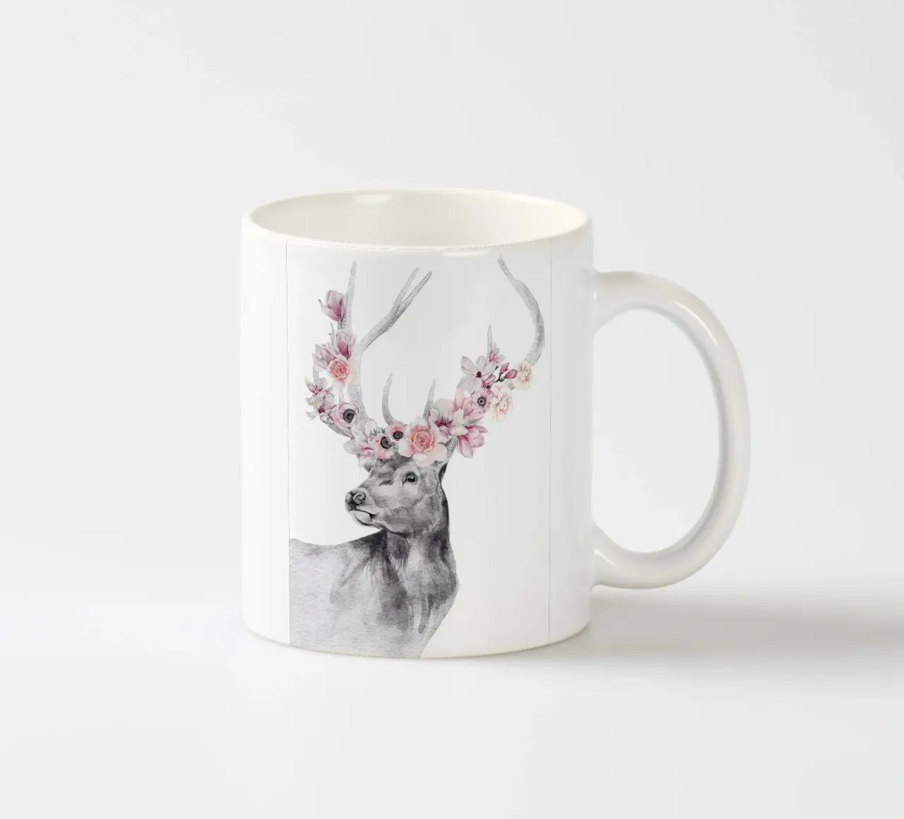 Stampa Safari Nursery Cervo con fiori tazza in ceramica da sharemantes