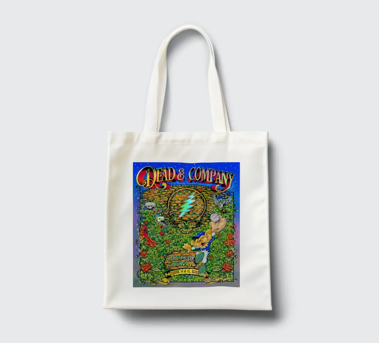 dead and company wrigley field 2019 borsa in juta da martina