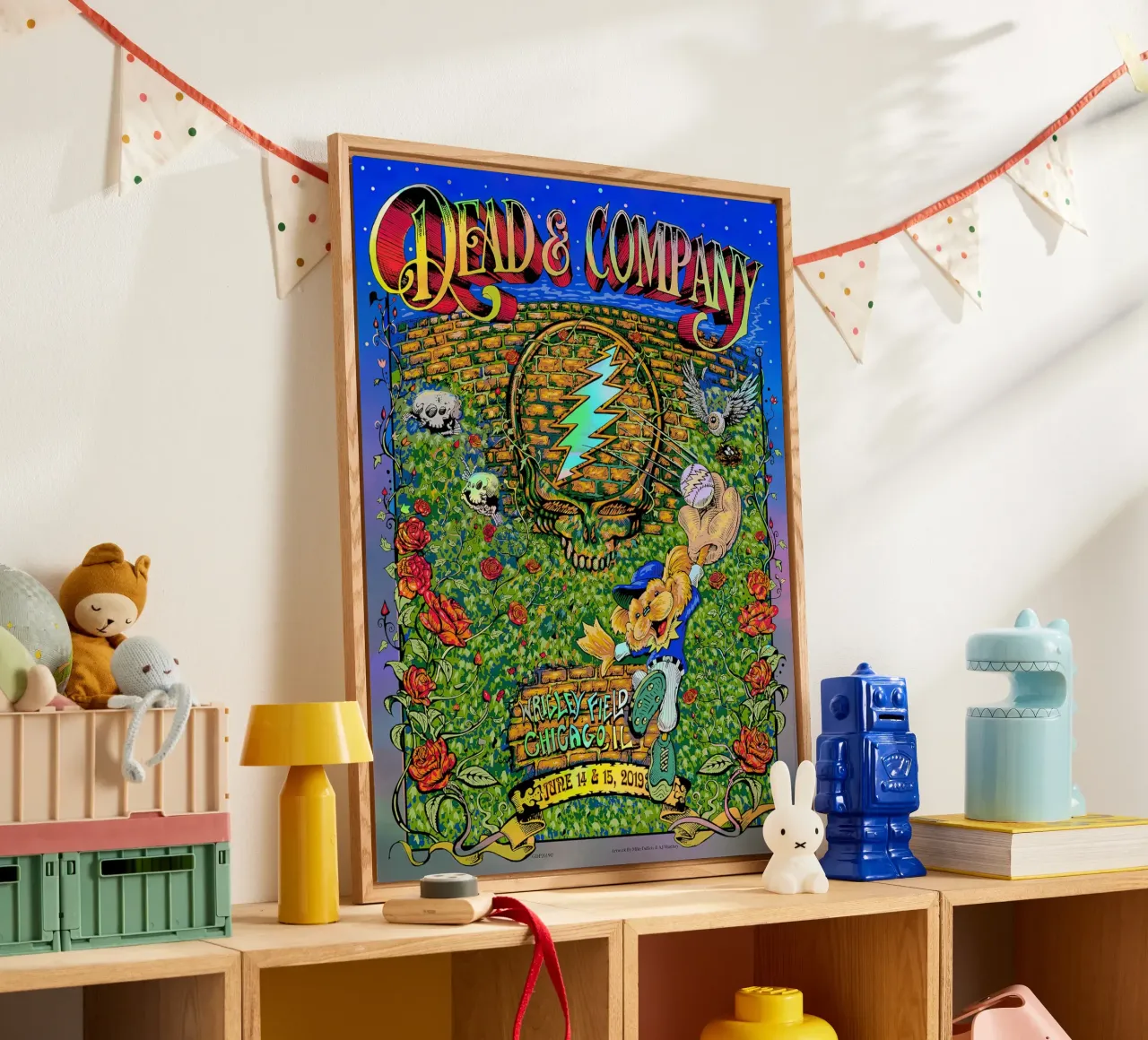dead and company wrigley field 2019 plexiglass da martina