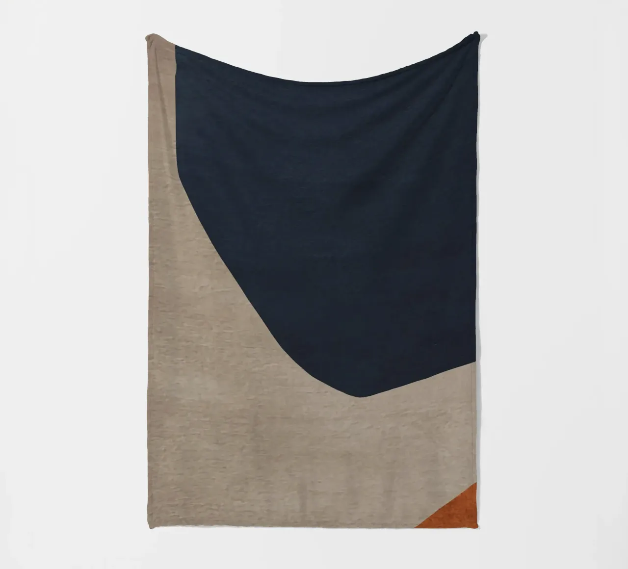 abstract geometric seed coperta in pile da vintageshop