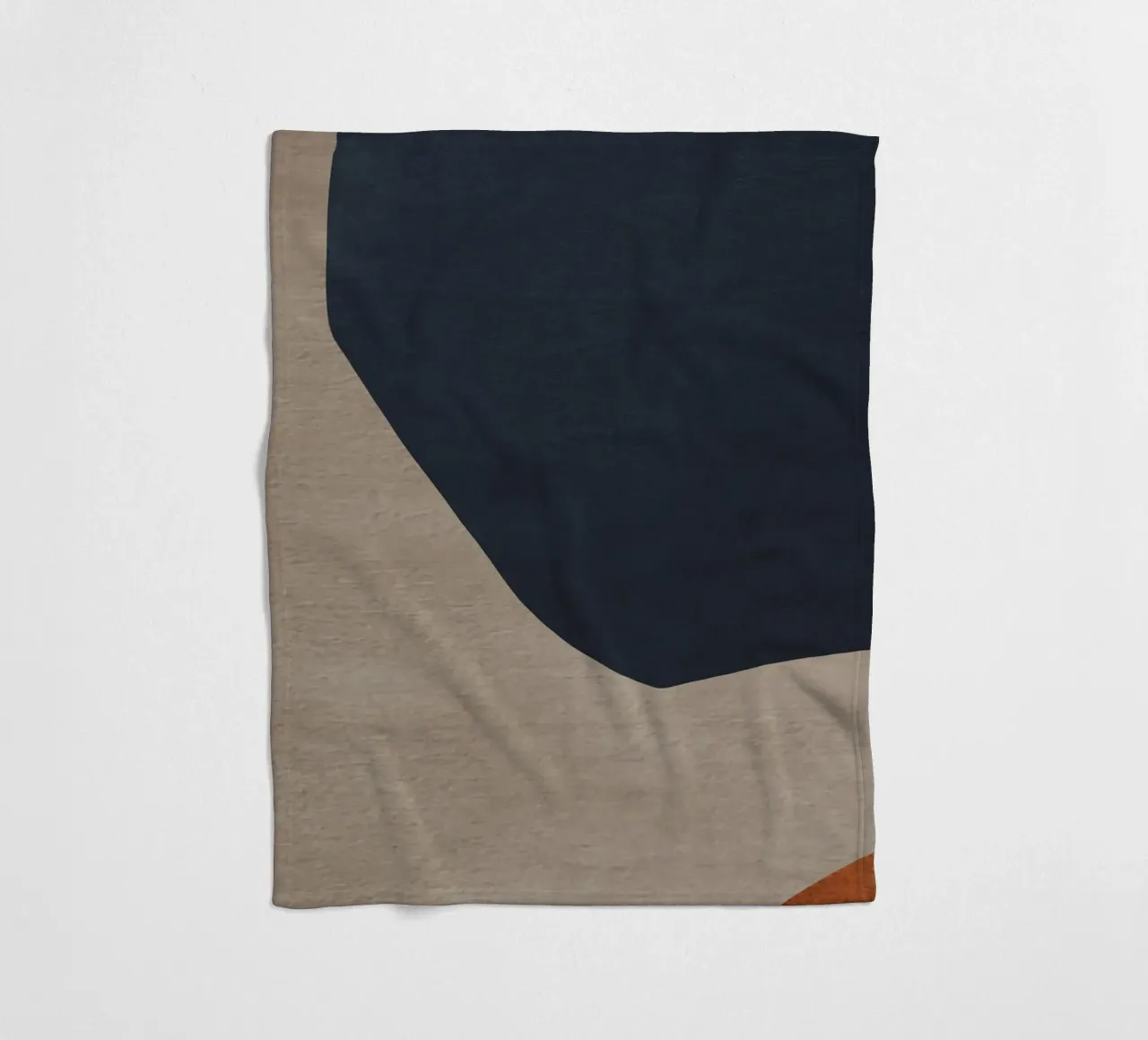abstract geometric seed coperta in pile da vintageshop