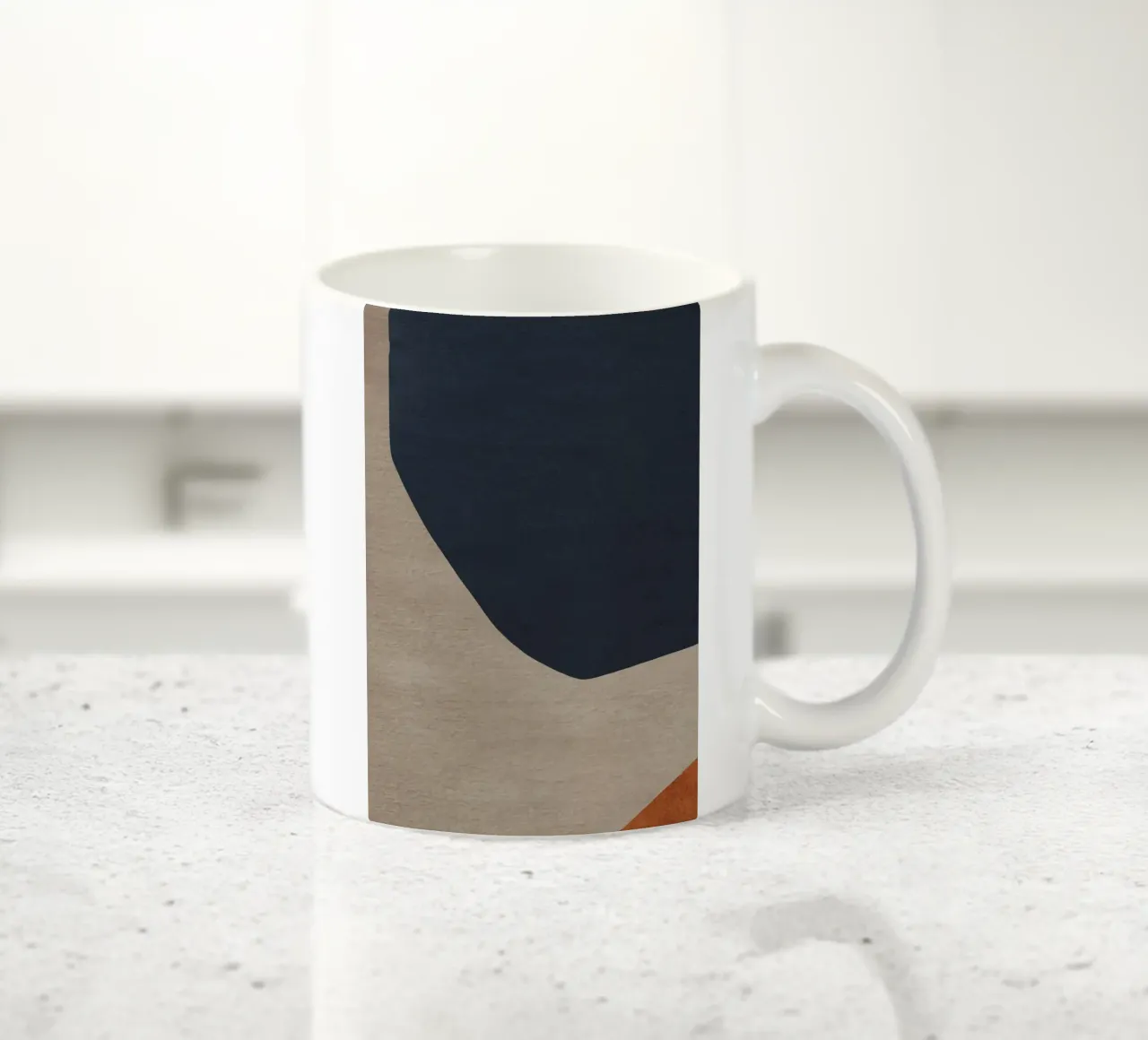 abstract geometric seed tazza in ceramica da vintageshop