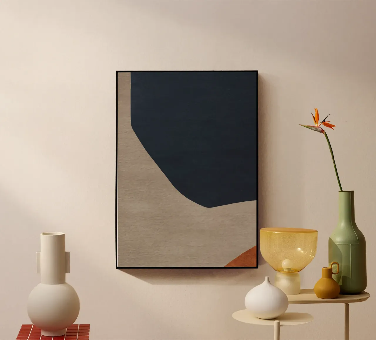abstract geometric seed plexiglass da vintageshop