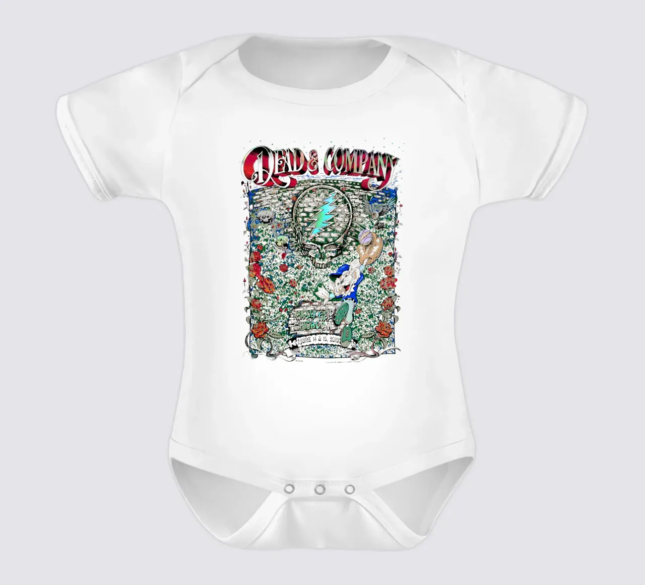 dead and company wrigley field 2019 body neonato maniche corte da martina