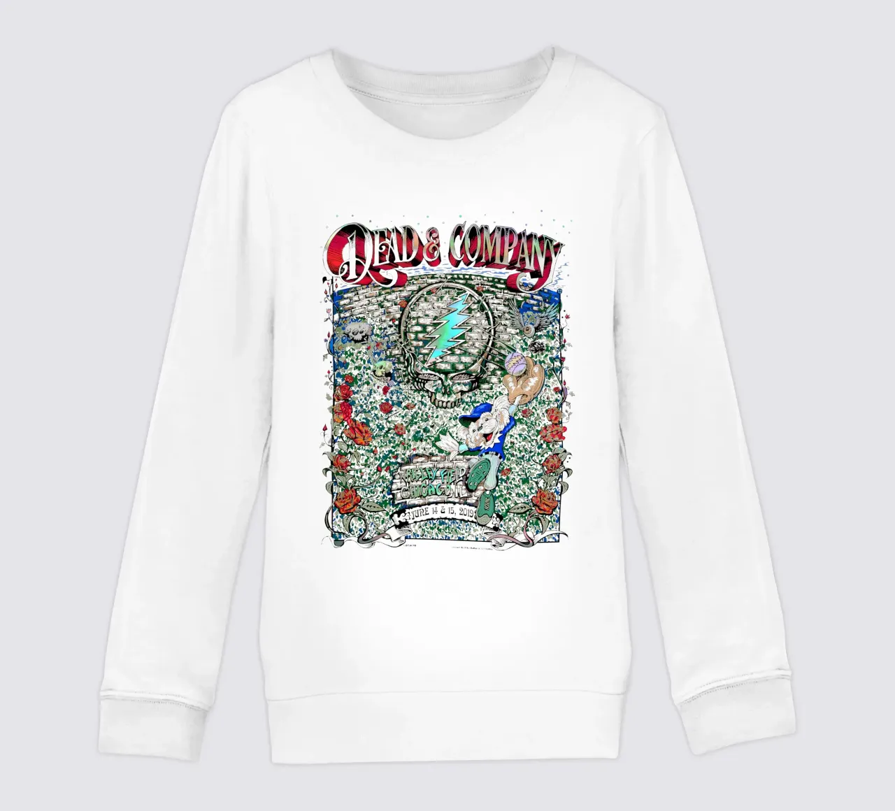 dead and company wrigley field 2019 felpa bambino da martina