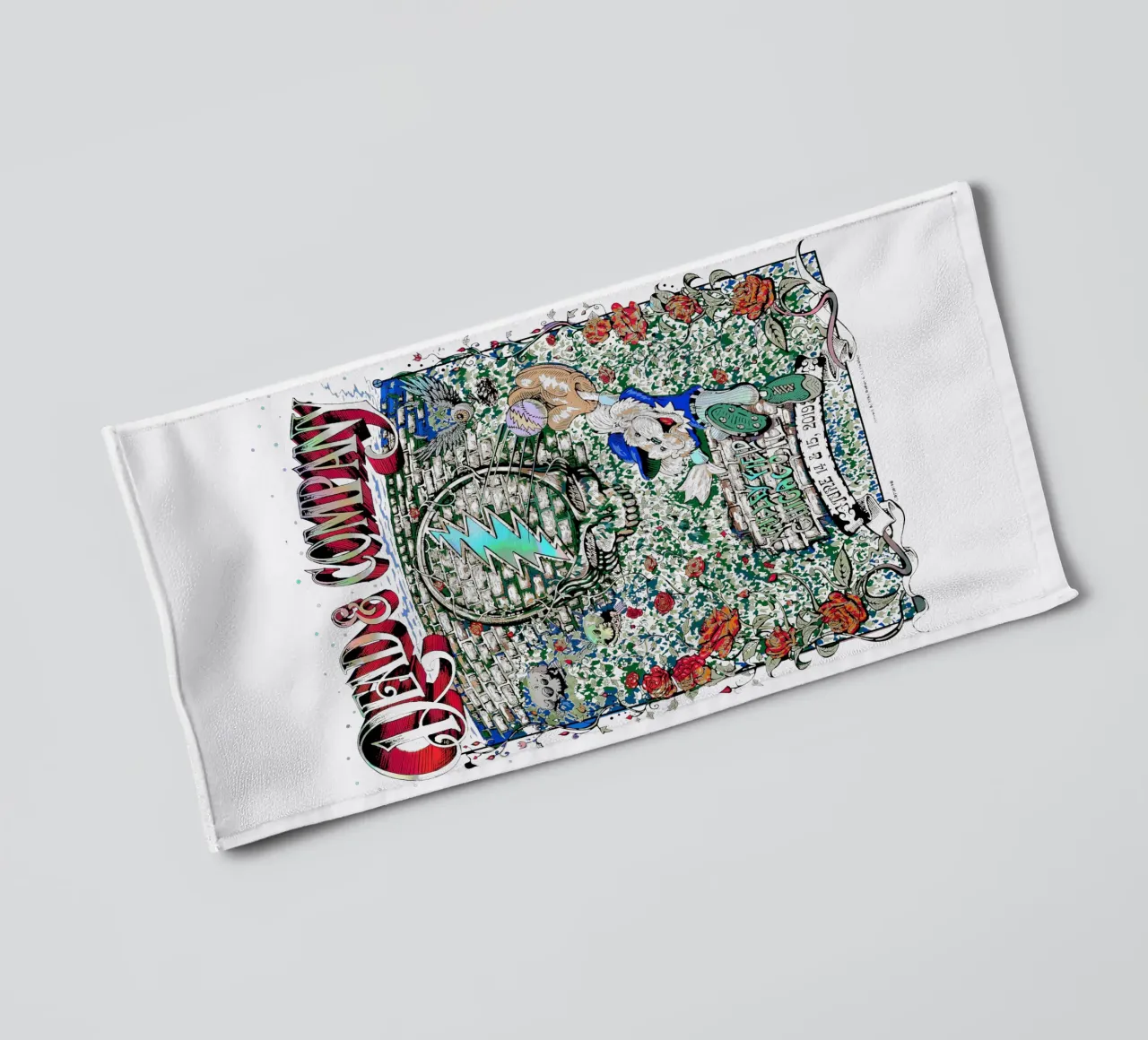 dead and company wrigley field 2019 asciugamano da bagno da martina