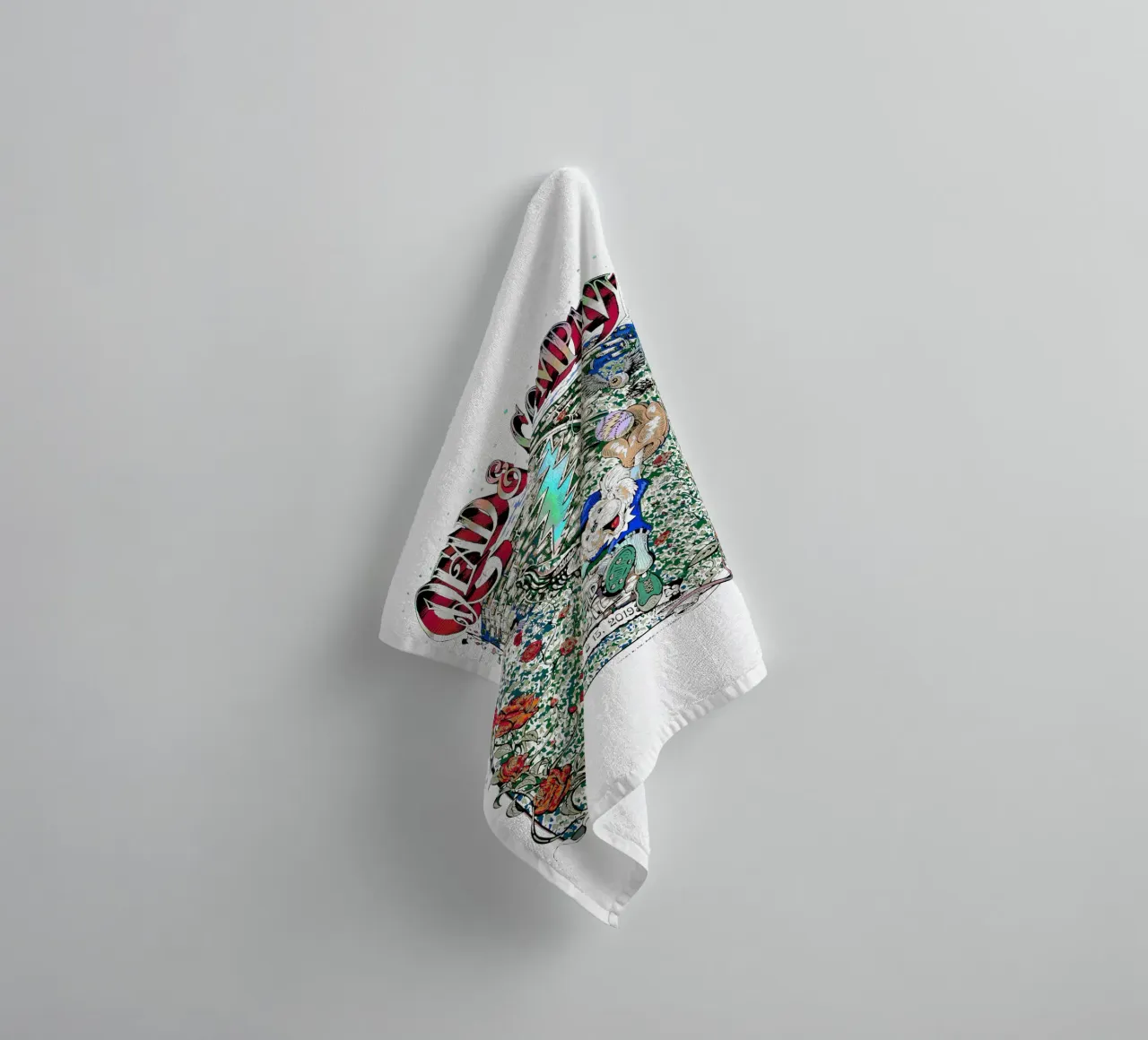dead and company wrigley field 2019 asciugamano da bagno da martina