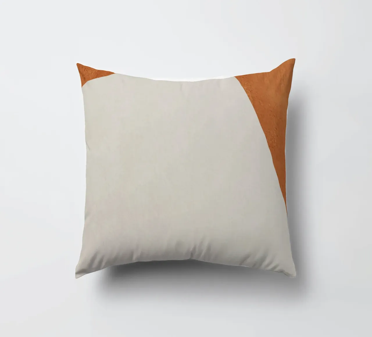 abstract geometric minimalist gray cuscino da vintageshop