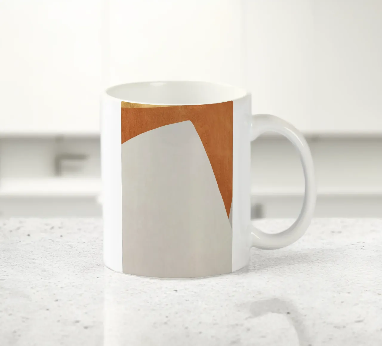 abstract geometric minimalist gray tazza in ceramica da vintageshop