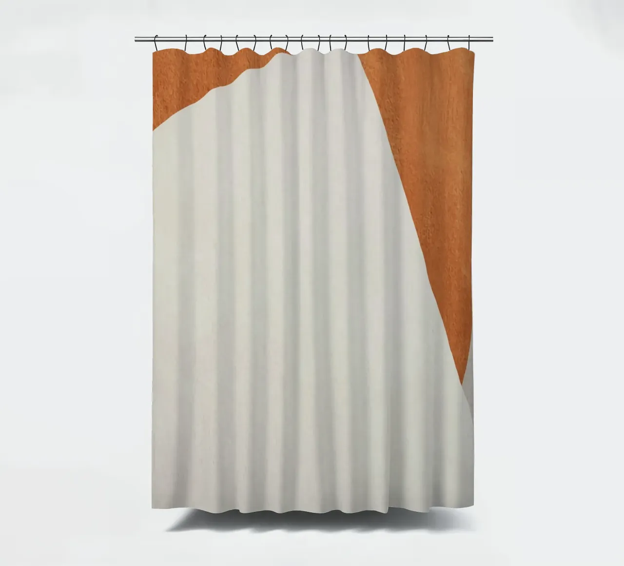 abstract geometric minimalist gray tenda da doccia da vintageshop