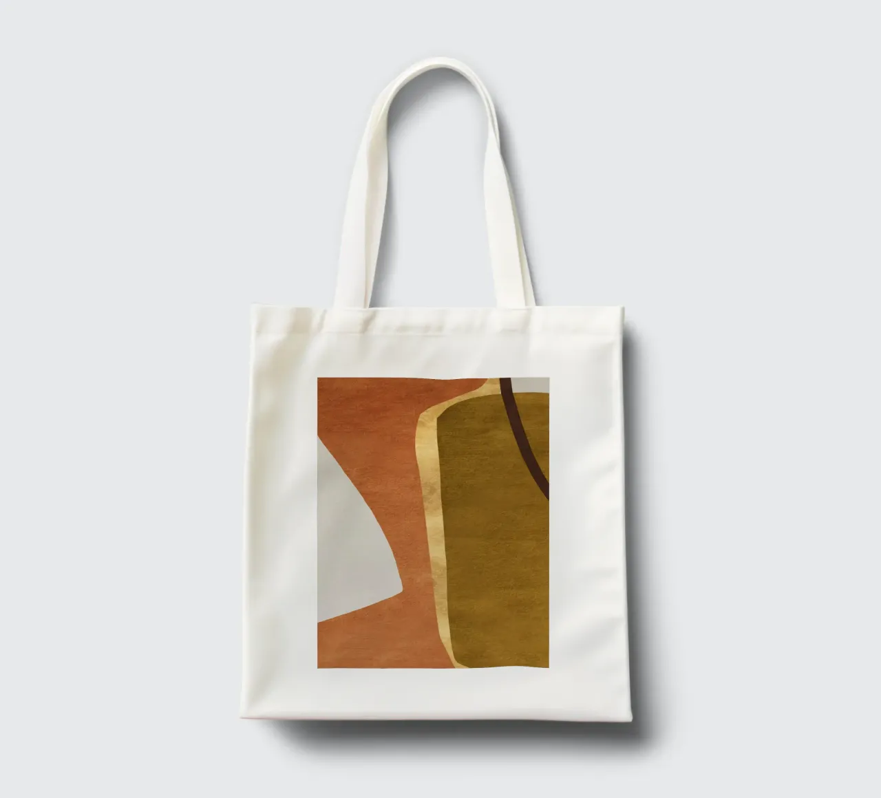 abstract geometric equal faces borsa in juta da vintageshop