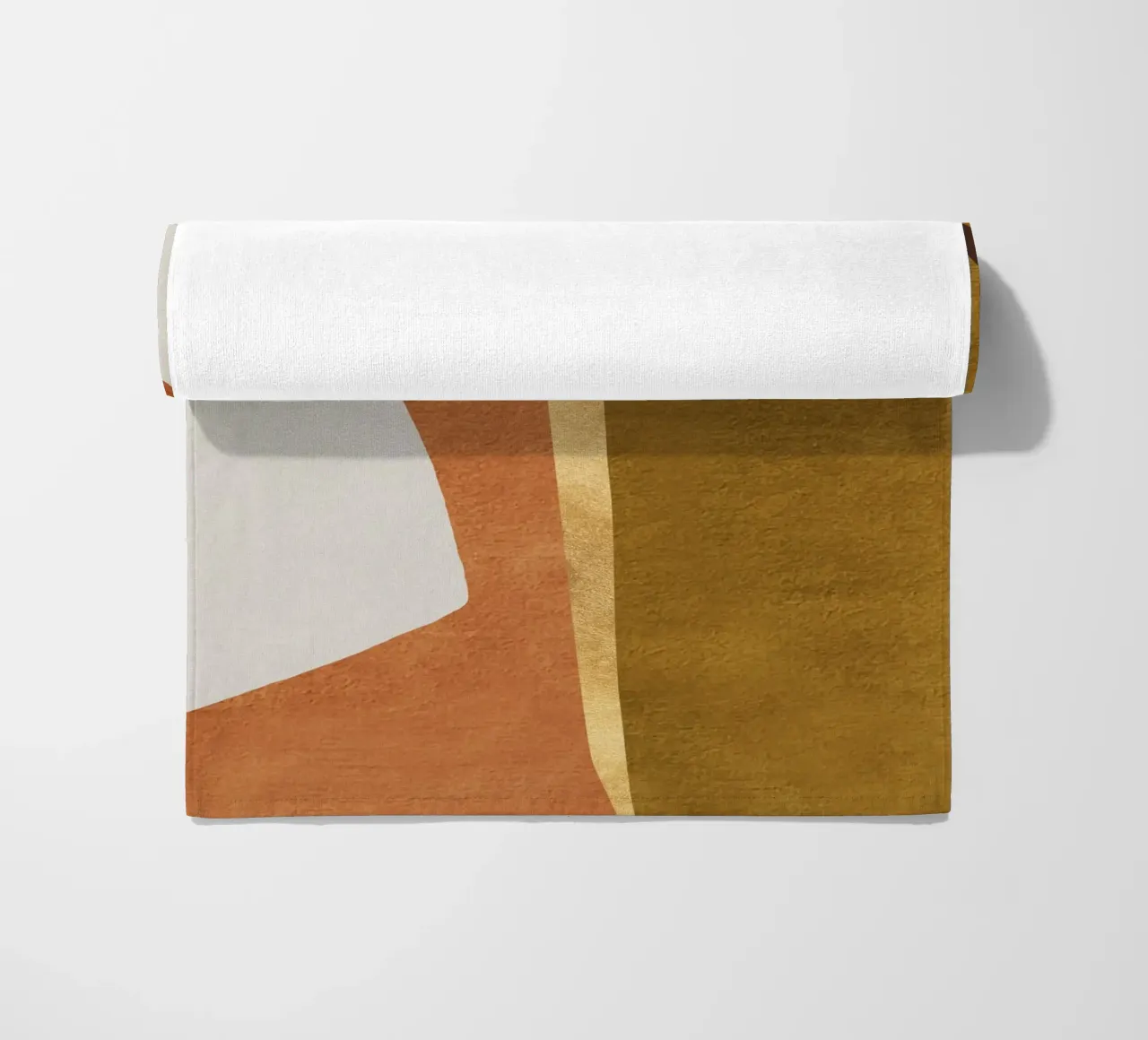 abstract geometric equal faces telo mare da vintageshop