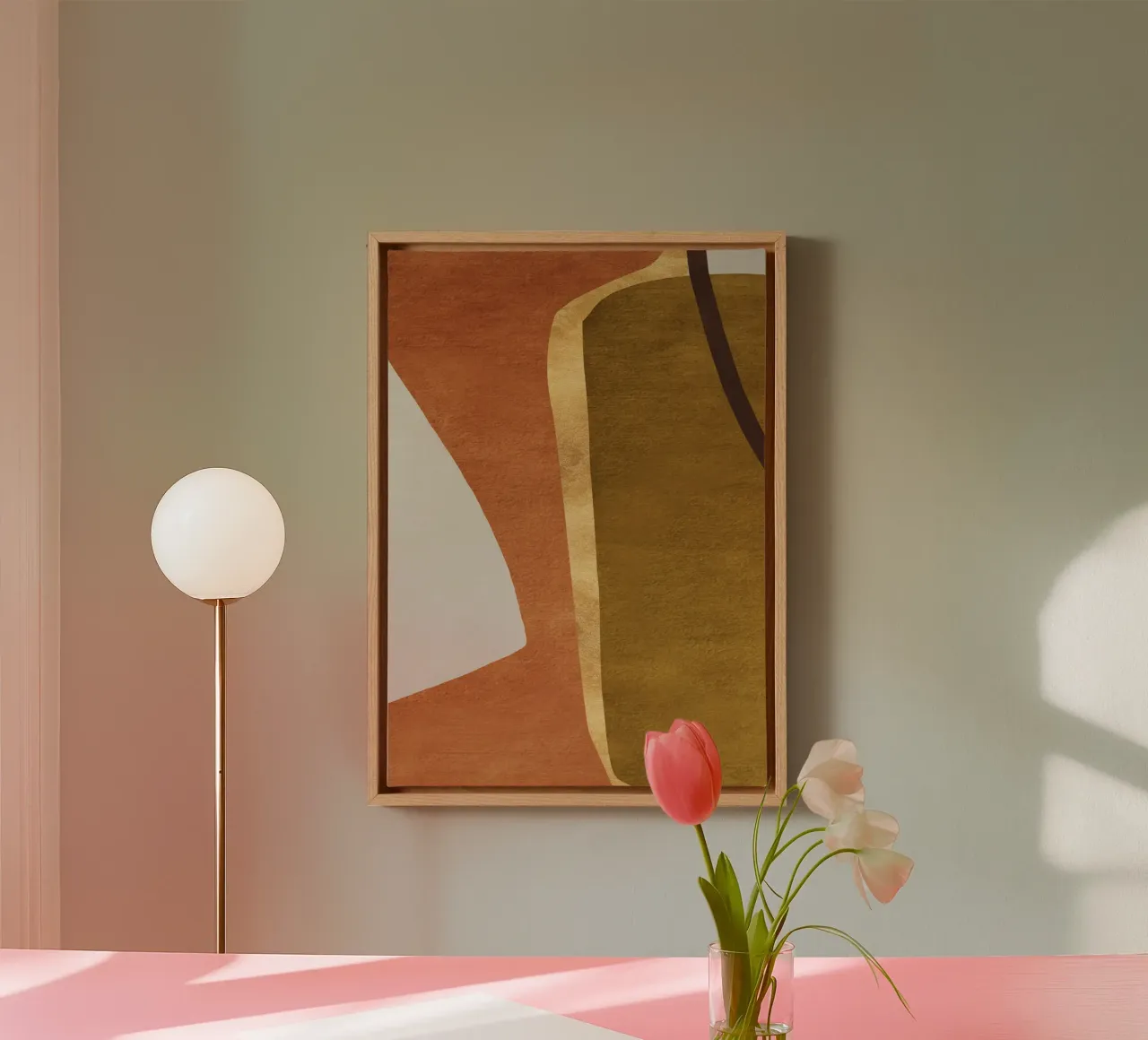 abstract geometric equal faces tela da vintageshop