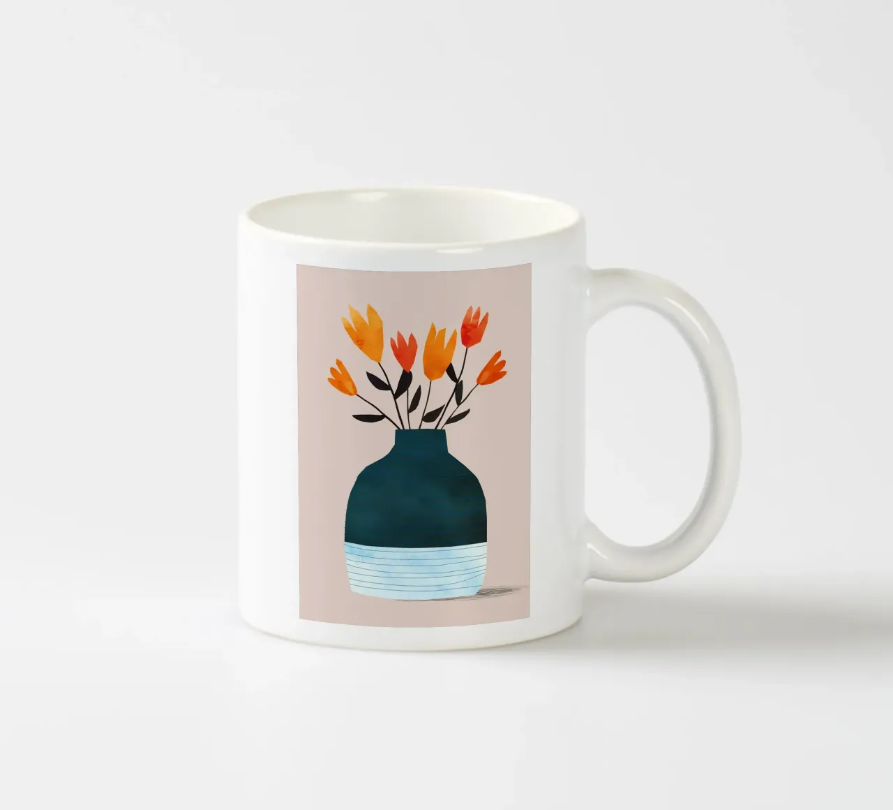 Arte dei fiori tazza in ceramica da Larry