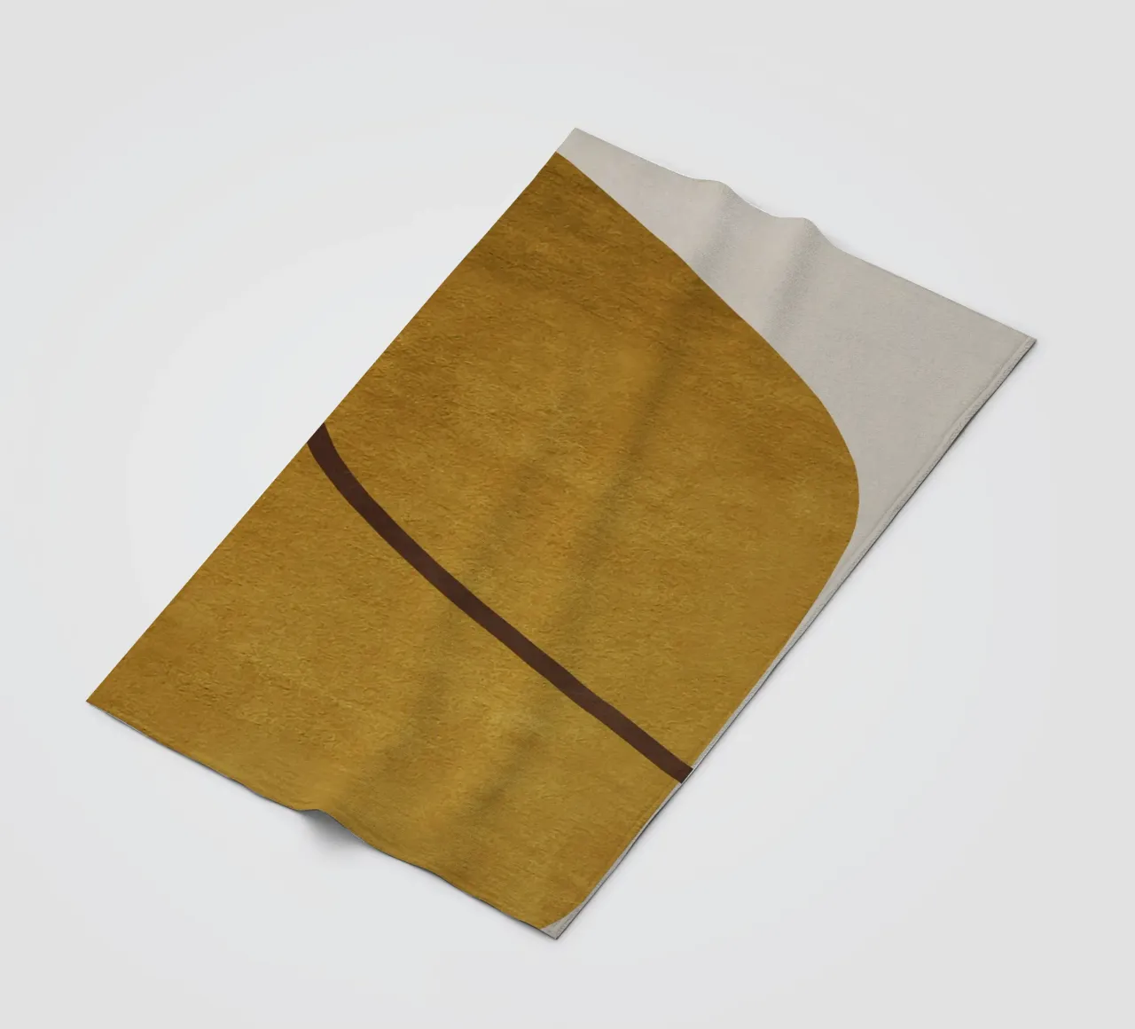 abstract geometric one line coperta in pile da vintageshop