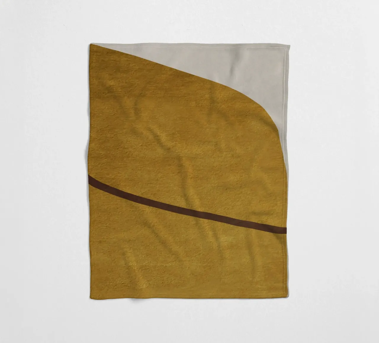 abstract geometric one line coperta in pile da vintageshop