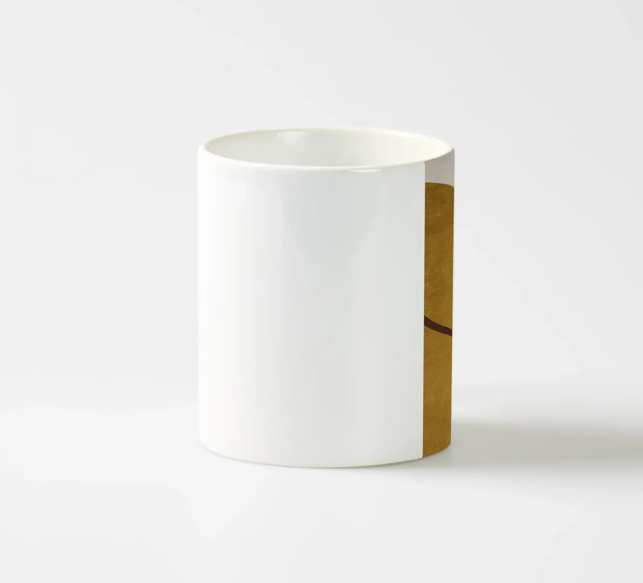 abstract geometric one line tazza in ceramica da vintageshop