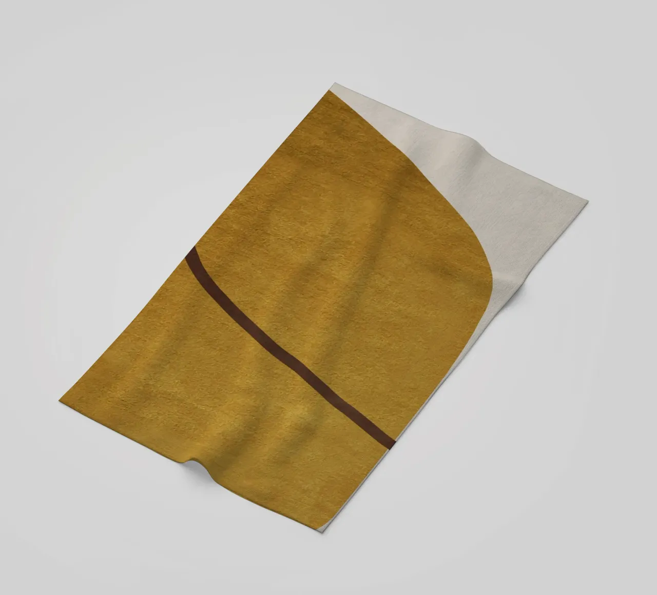 abstract geometric one line telo mare da vintageshop