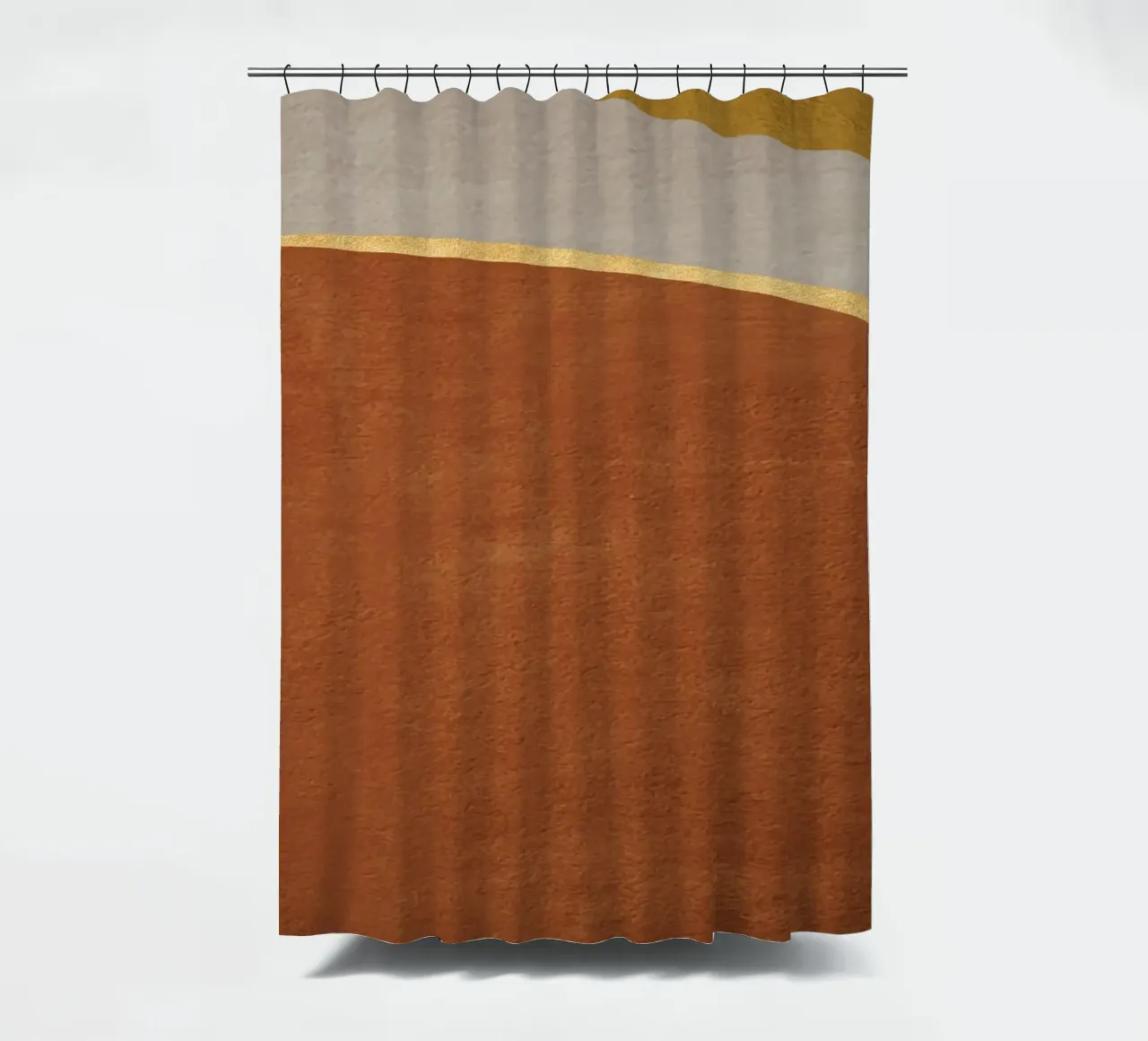 abstract geometric 3 light colors tenda da doccia da vintageshop