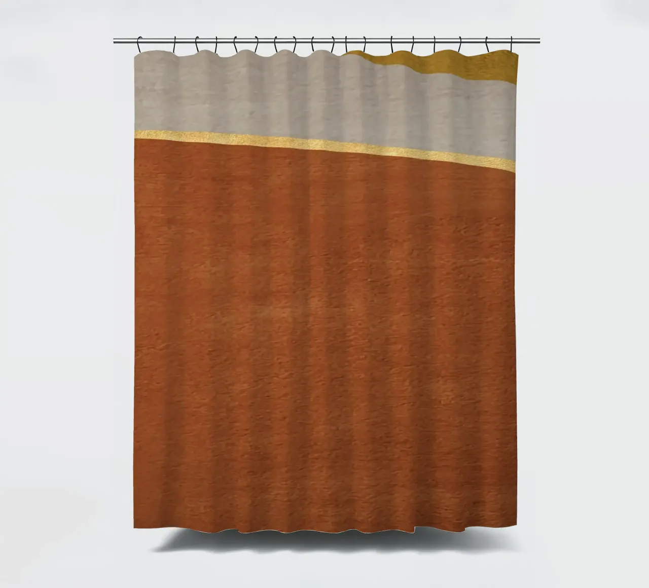 abstract geometric 3 light colors tenda da doccia da vintageshop