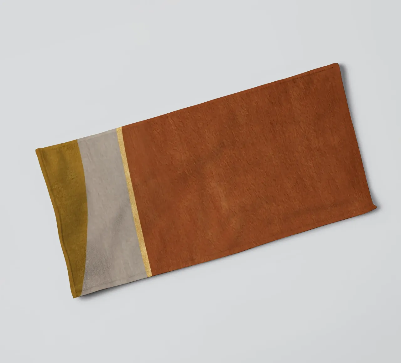 abstract geometric 3 light colors asciugamano da bagno da vintageshop
