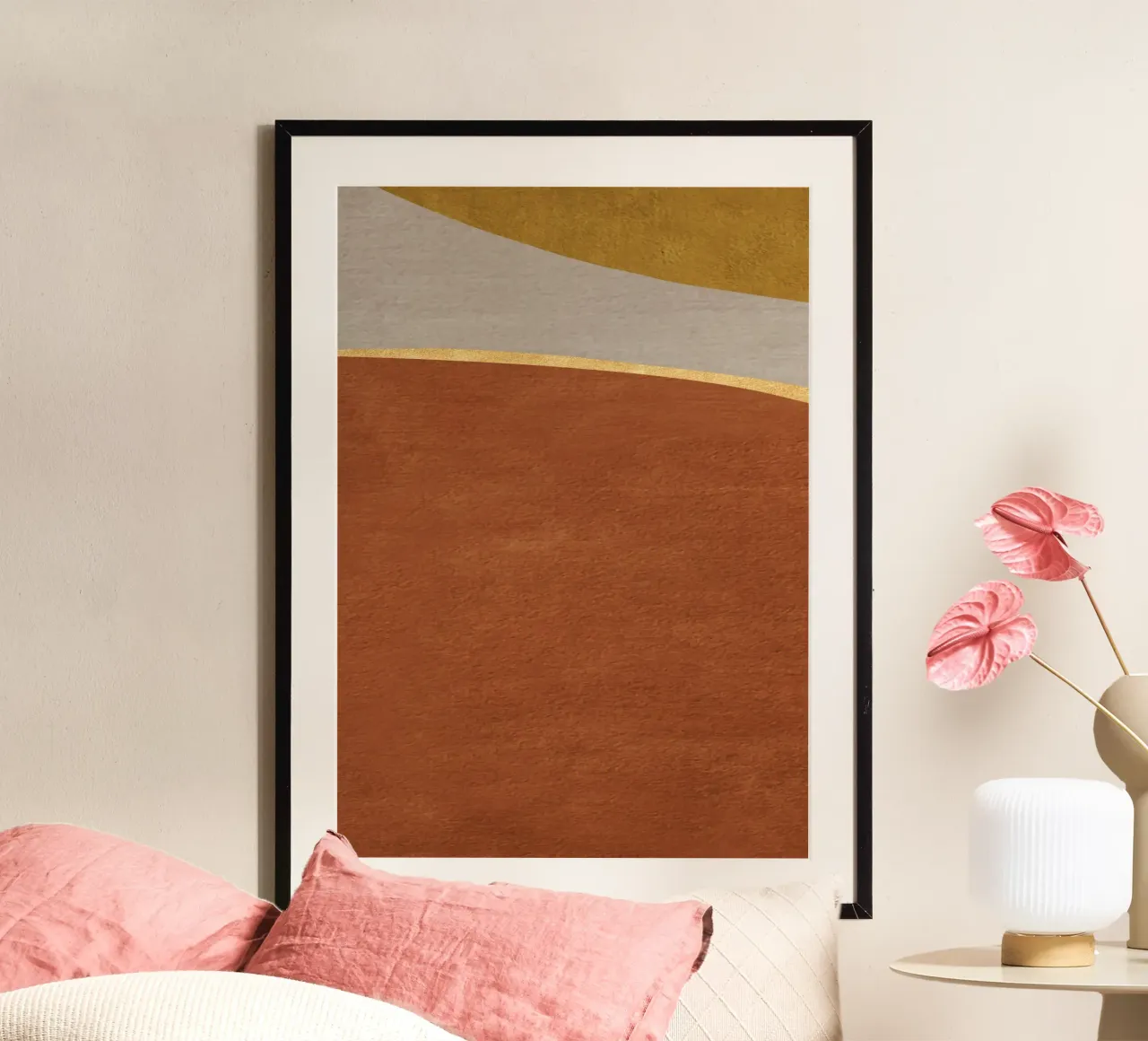 abstract geometric 3 light colors carta hahnemühle da vintageshop