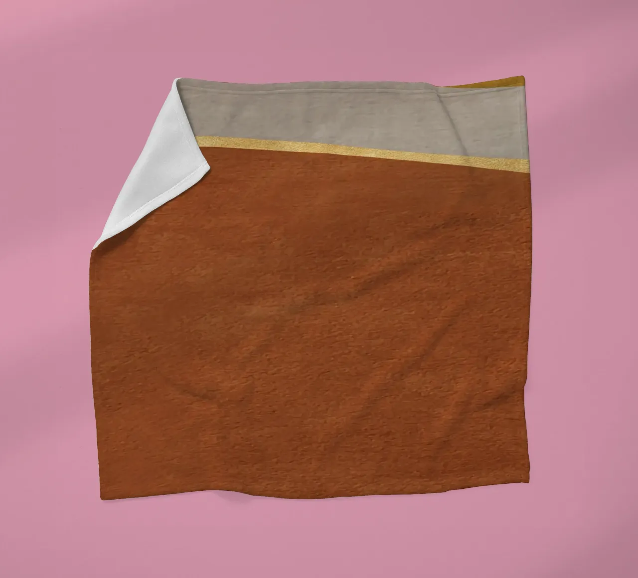 abstract geometric 3 light colors coperta in pile da vintageshop