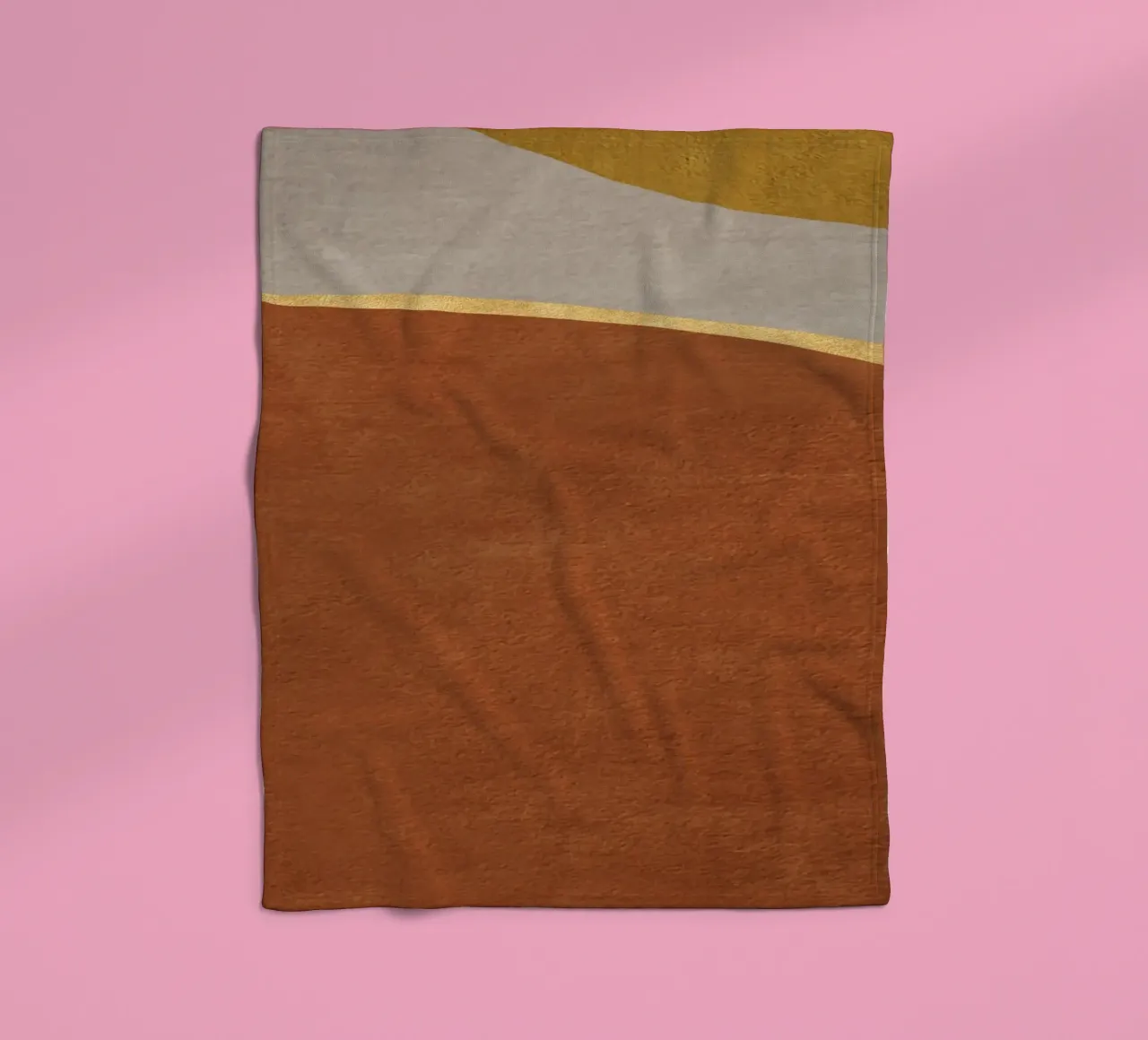 abstract geometric 3 light colors coperta in pile da vintageshop