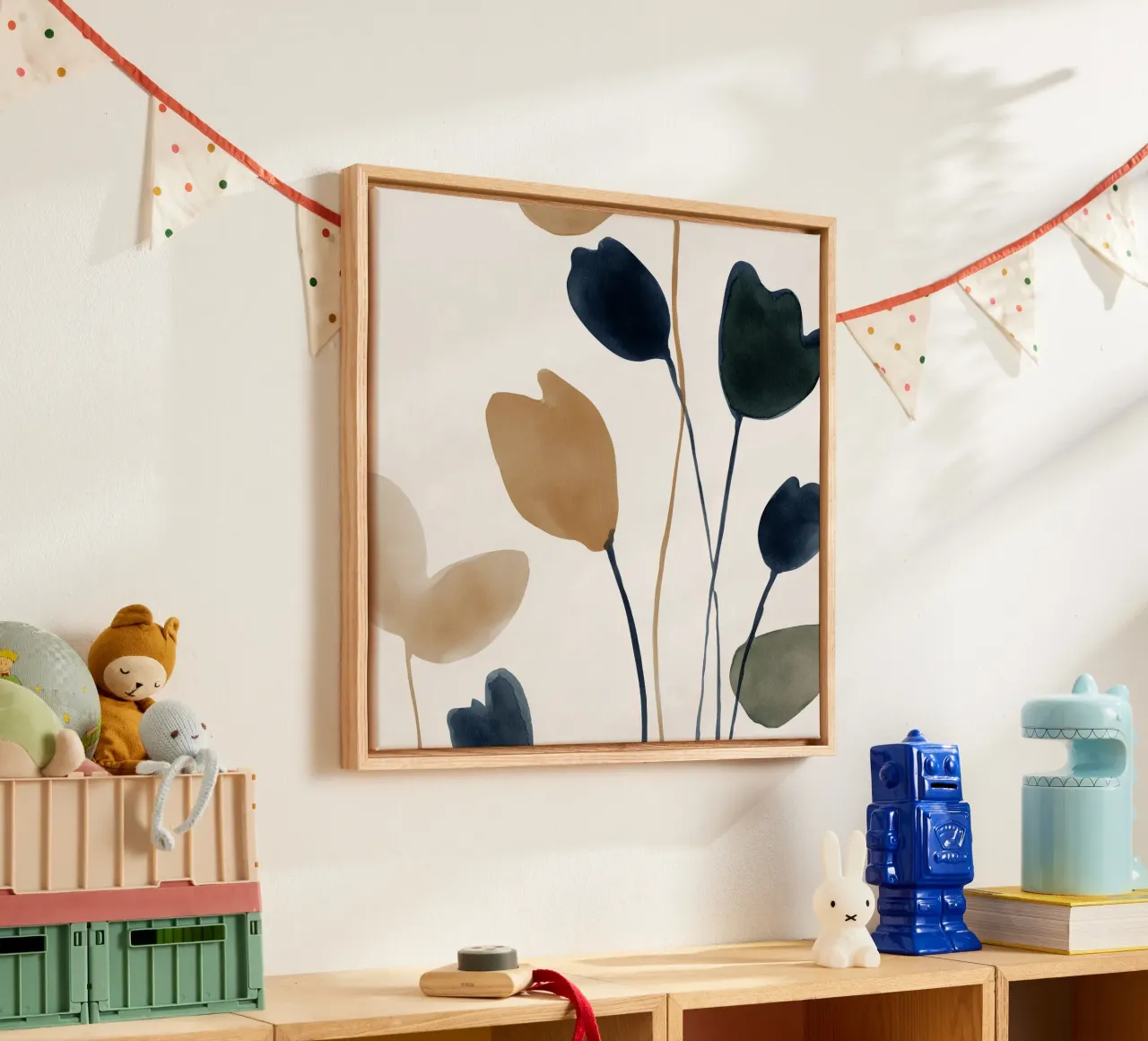 Voice & Shade canvas with Floater frame by Seed & Signal