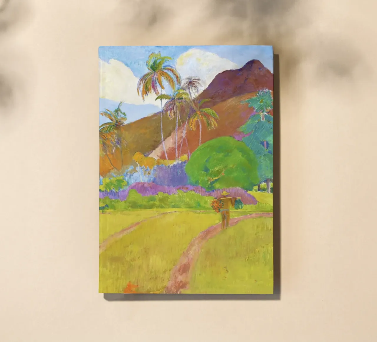 Tahitian Landscape (1891) by Paul Gauguin notebook by Venus Art