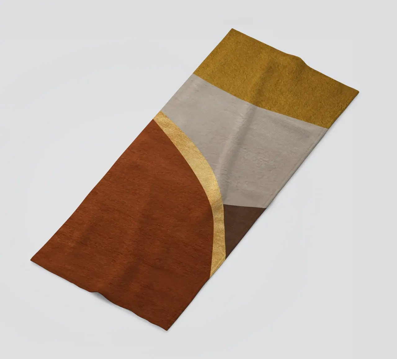 abstract geometric movements organic telo mare da vintageshop