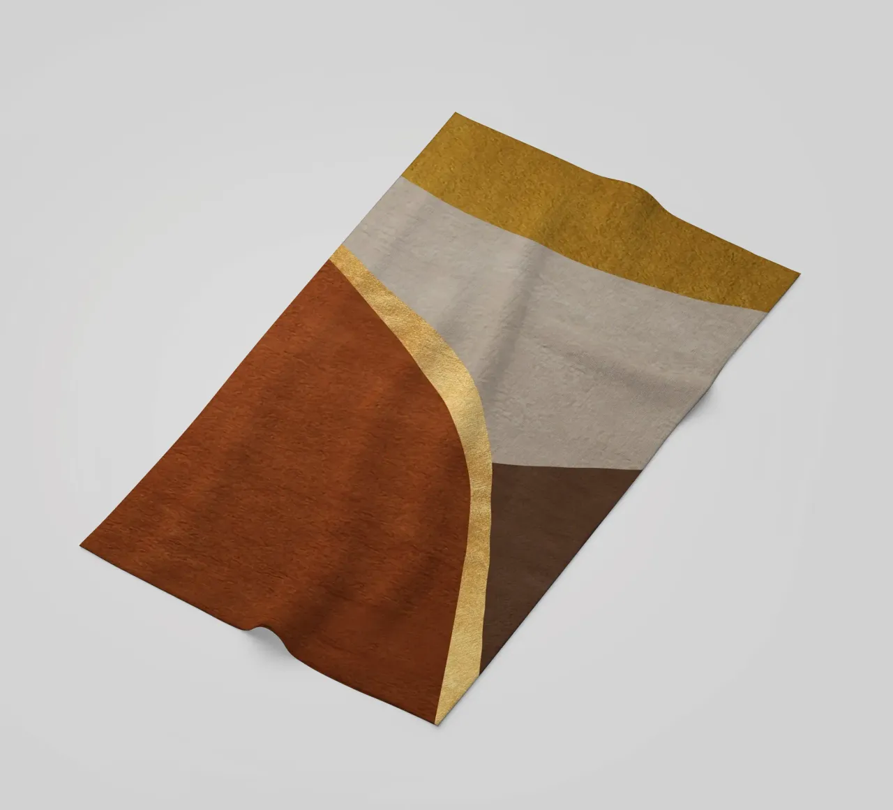 abstract geometric movements organic telo mare da vintageshop