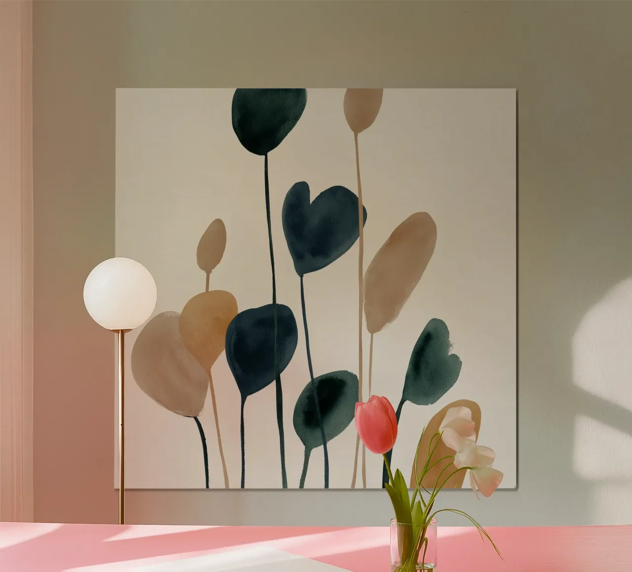 Forme raccolte poster con telaio in legno da Seed & Signal
