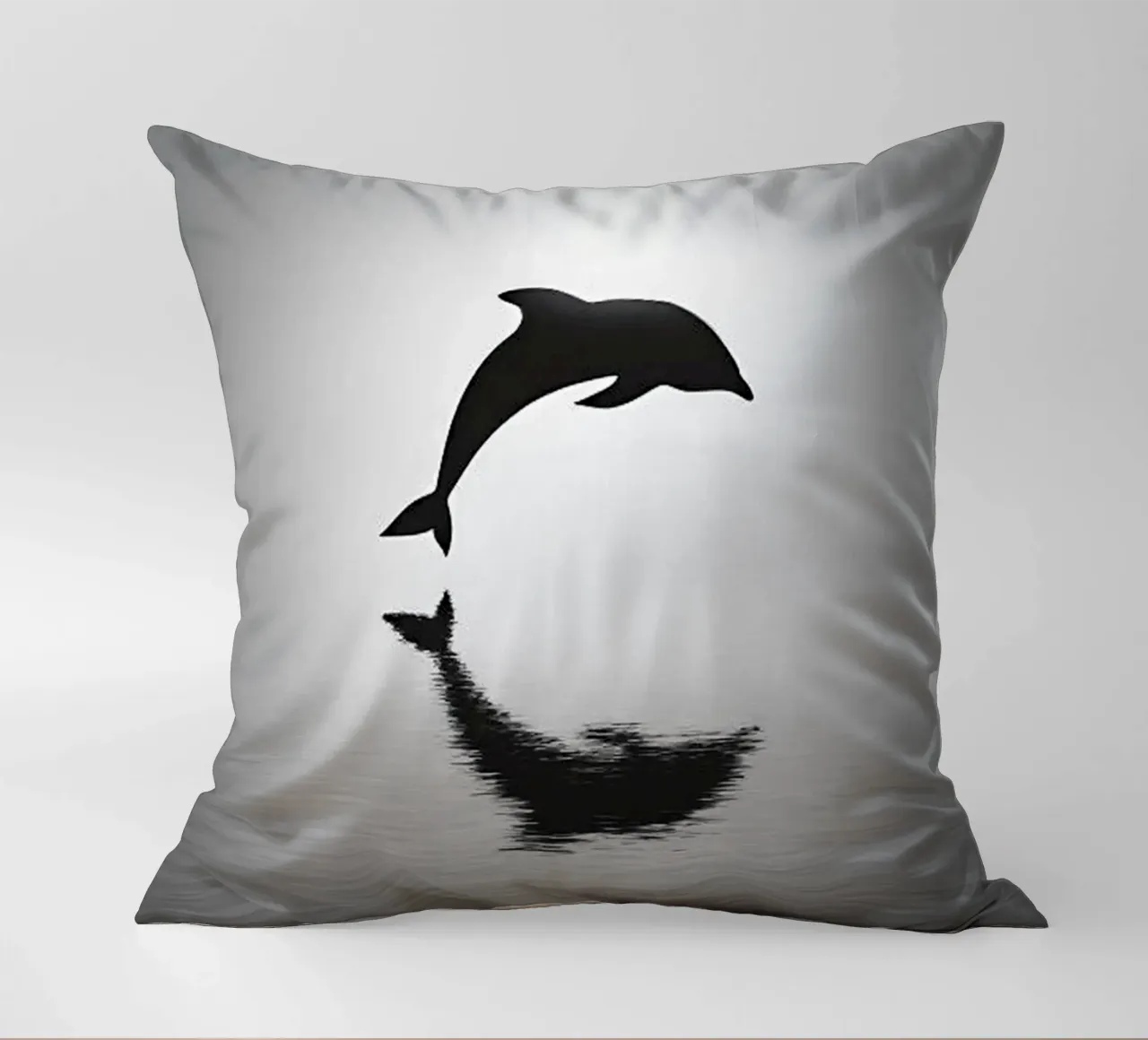 Delfino nel mare cuscino da cosmos studio