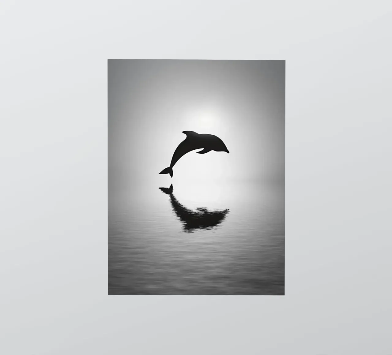Dolphin In The Sea sticker by cosmos studio