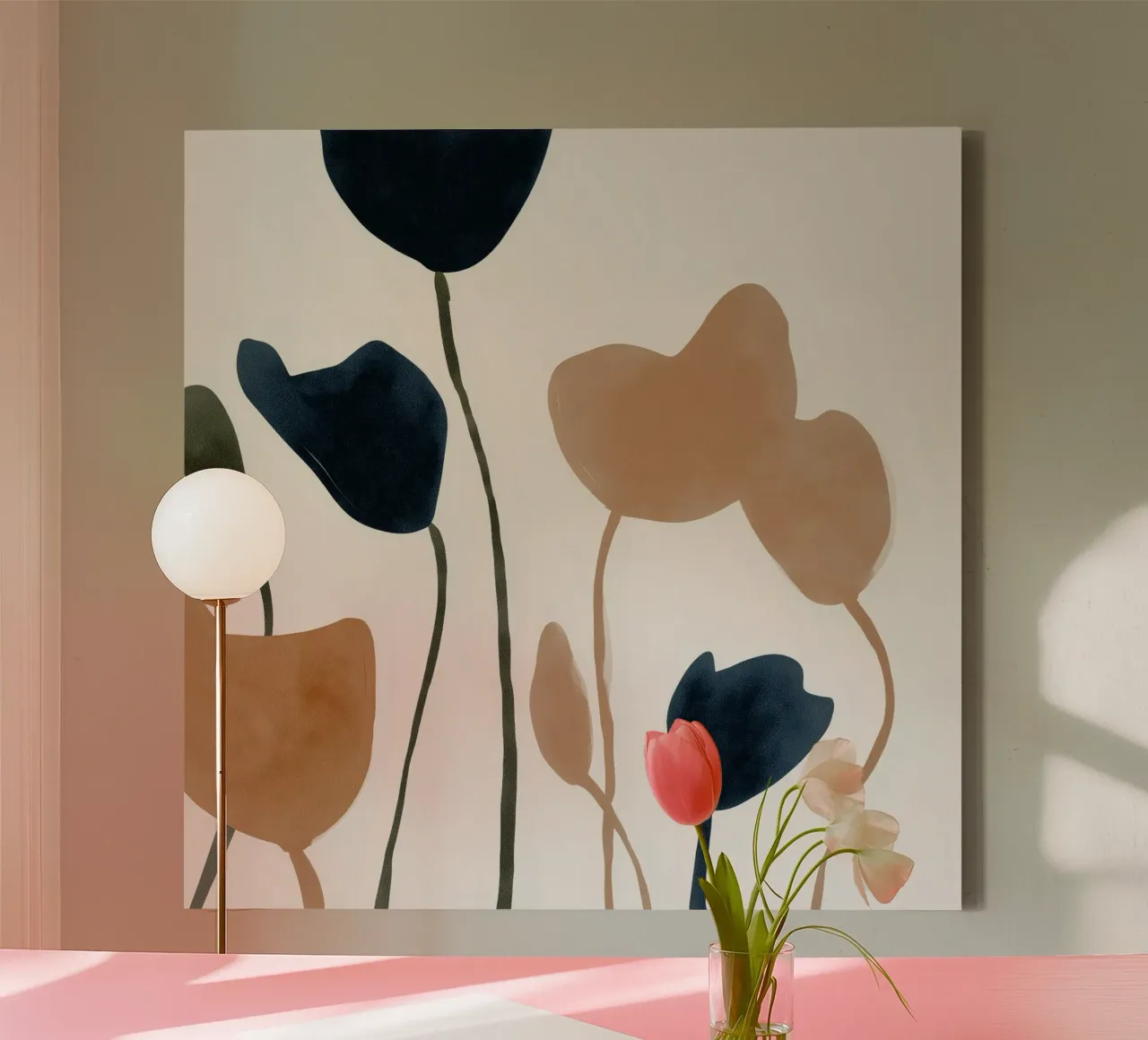 Rustige groei canvas met Baklijst van Seed & Signal