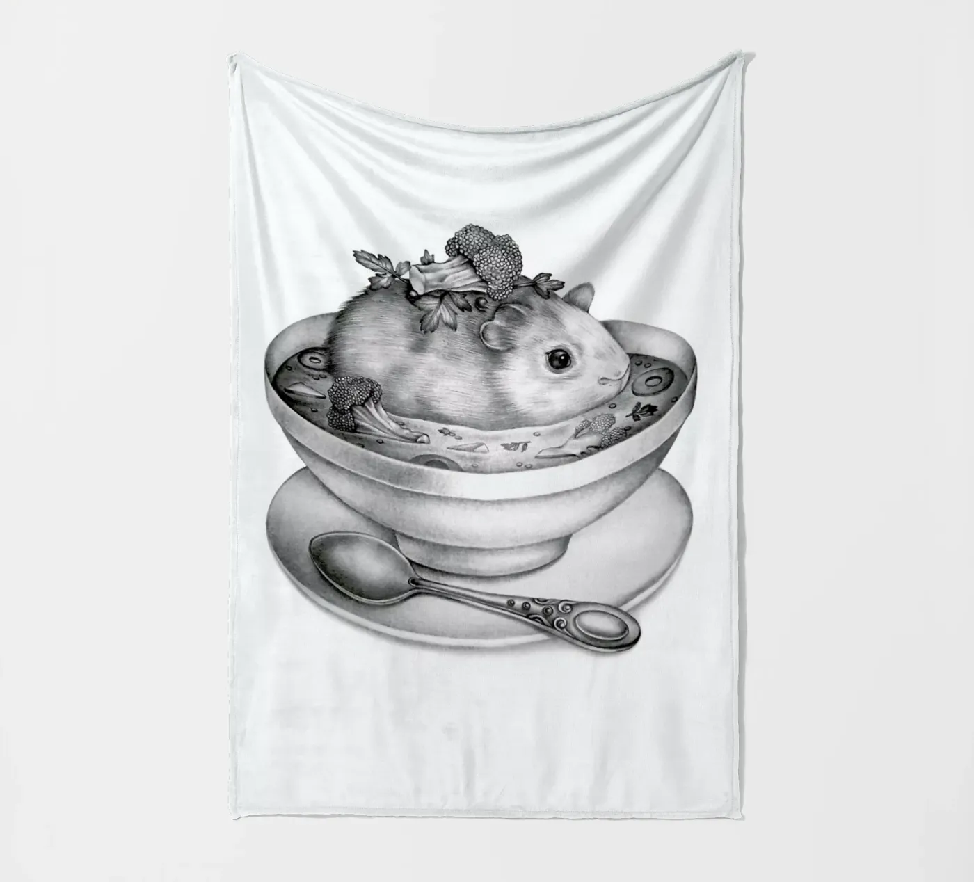 Soup fleecedeken van Maria Vdovichenko