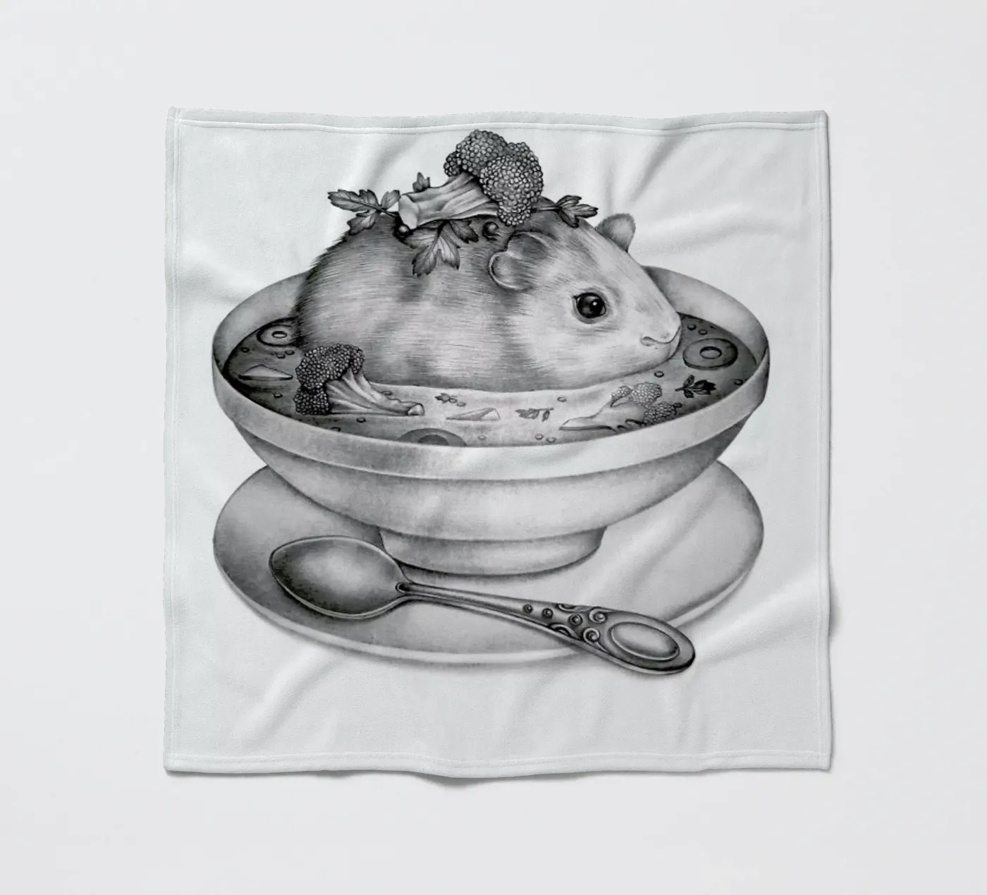 Soup Fleecedecke von Maria Vdovichenko