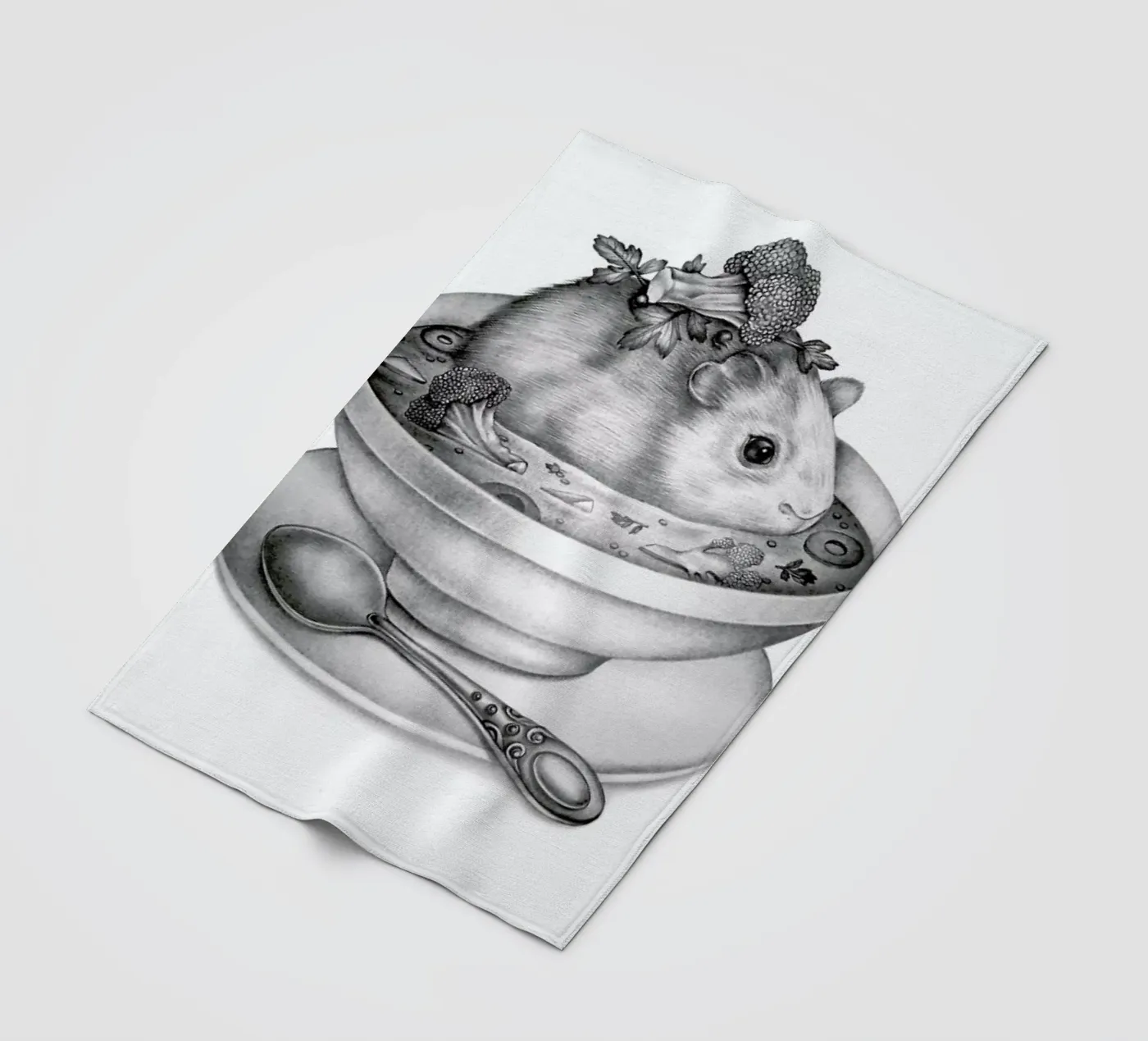 Soup Fleecedecke von Maria Vdovichenko