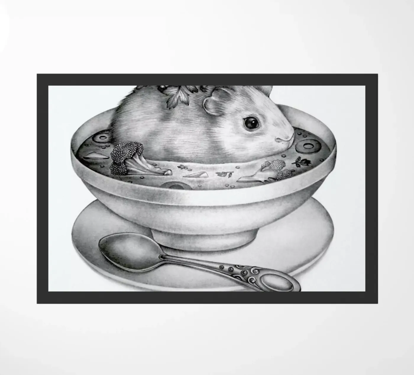 Soup Fußmatte von Maria Vdovichenko