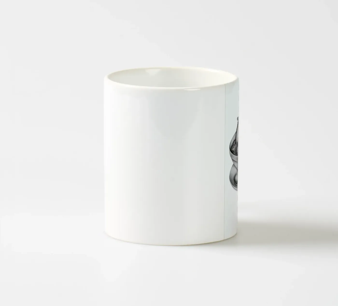 Soup ceramic mug by Maria Vdovichenko