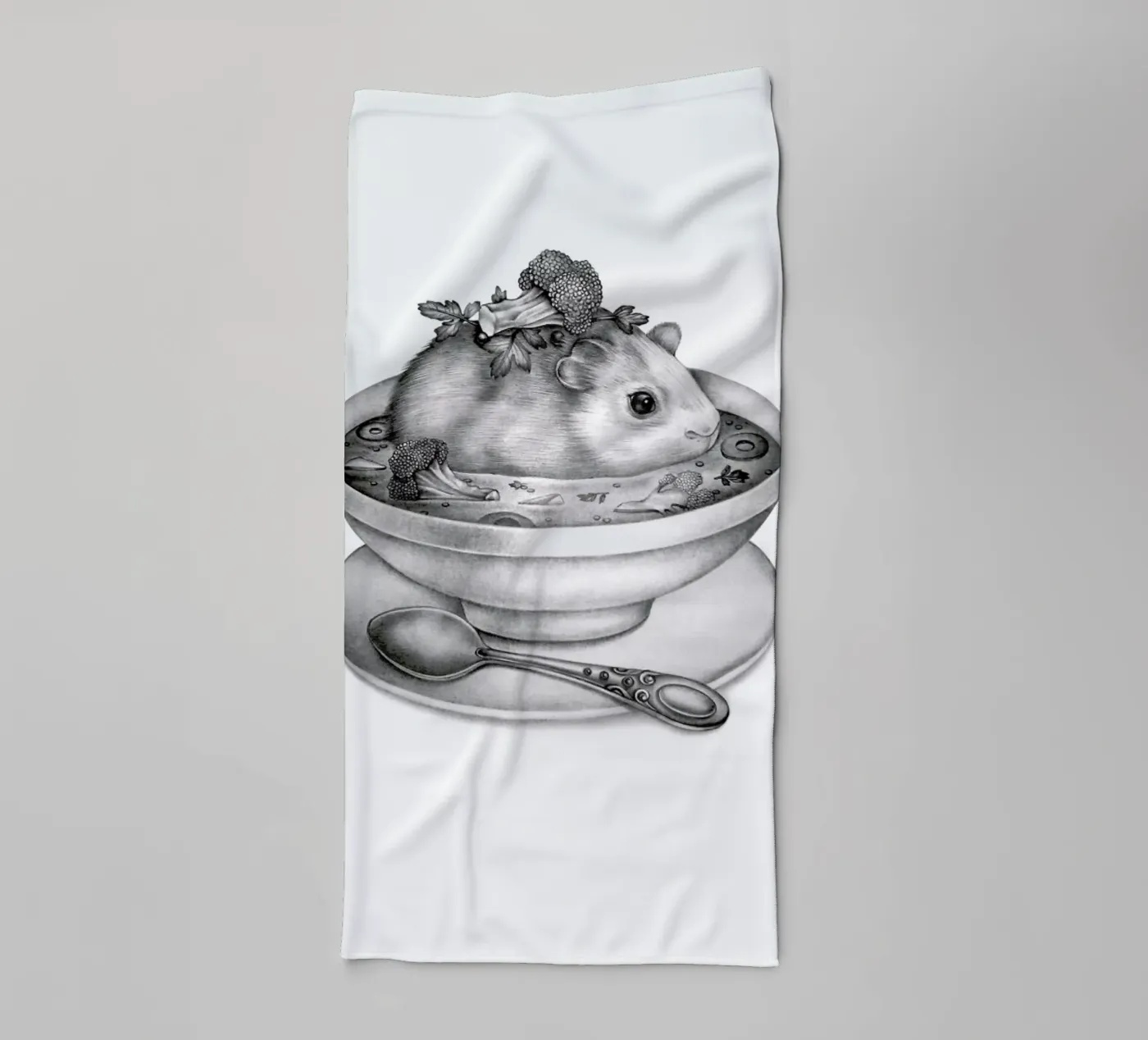 Soup badhanddoek van Maria Vdovichenko